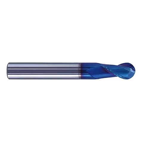 Сферическая фреза R0,5×2×4×50, 2F, до 65 HRC