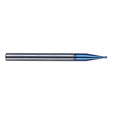 Сферическая микрофреза R0,1×0,4×4×50, 2F, до 65 HRC