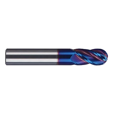 Сферическая фреза R0,5×2×4×50, 4F, до 65 HRC