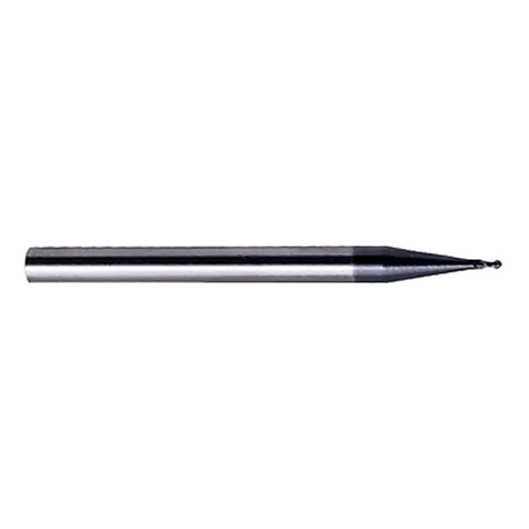 Сферическая микрофреза R0,1×0,4×4×50, 2F, до 60 HRC